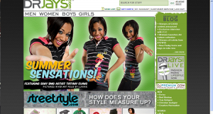 drjays_on-line_store DrJays' Website.